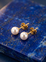 Lundholm Perla Parel Oorbellen Styling - Minimalistisch Scandinavisch Design