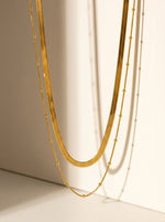 Lundholm Tessa dubbele laag ketting waterproof scandinavisch design