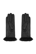 Winter Classic Kunstlederen Gloves – Dames Handschoenen | Elegant & Warm