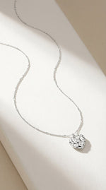 Lundholm Monica – Ketting met Hartje Hanger – Zilverkleurig