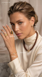 Lundholm Flora – Ring met Verbonden Bloemetjes Dames