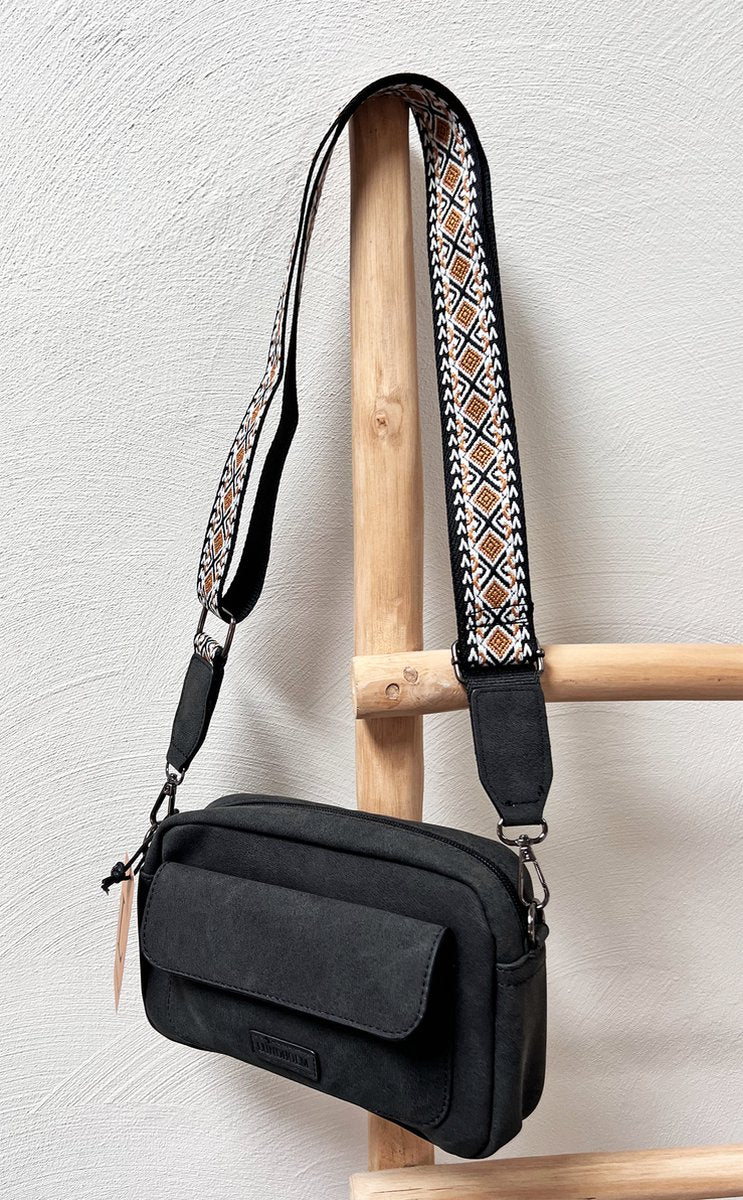 Lundholm Sandviken zwart dames — zijaanzicht handsfree
