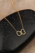 Lundholm Melia ketting goudkleurig, detail