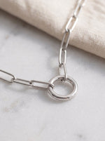 Lundholm Elva – Paperclip Schakelketting Dames – Zilver