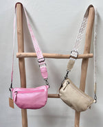 Lundholm Alta heuptas roze dames — zijaanzicht handsfree