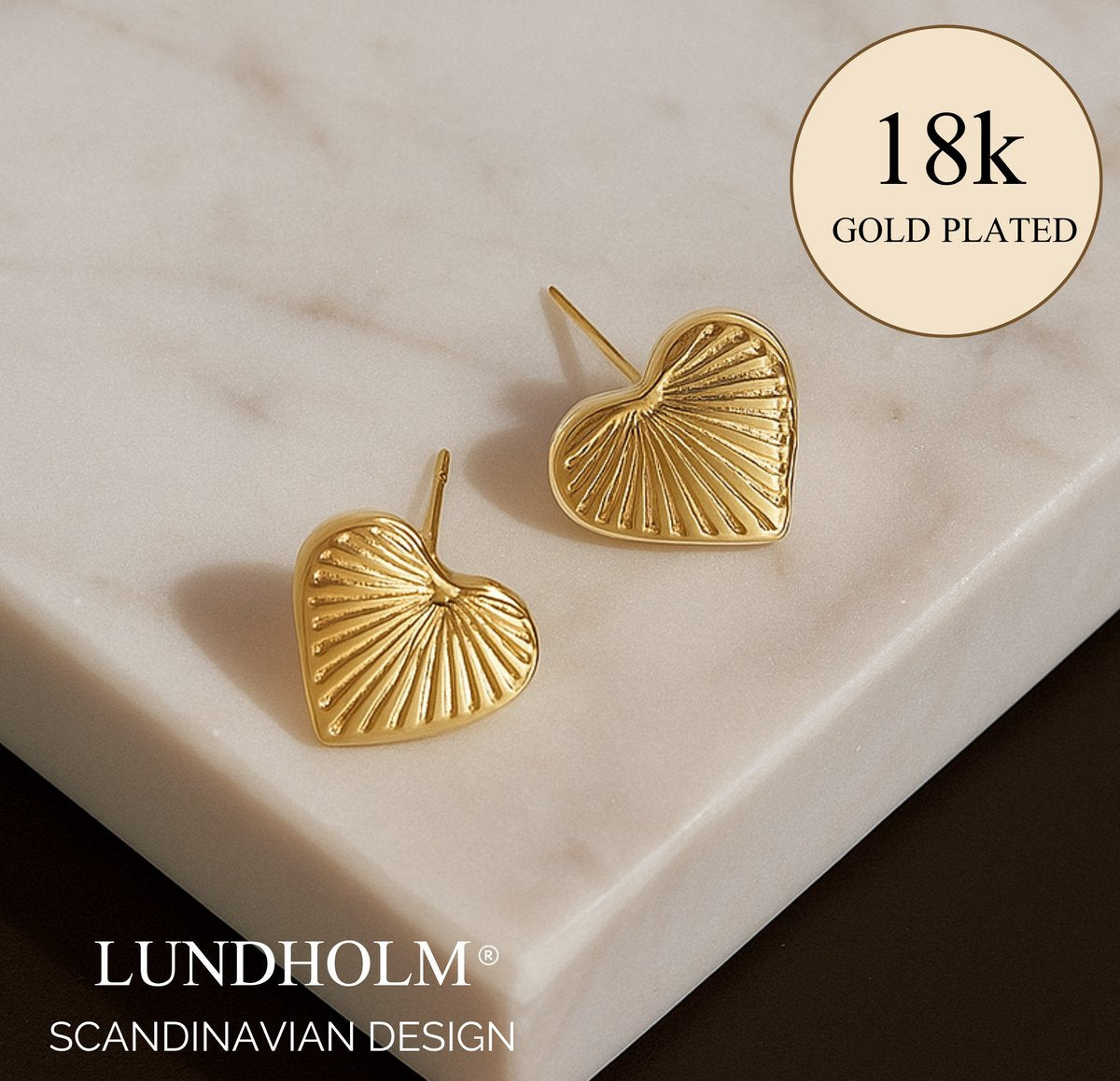 Luxe Oorbellen Dames Goudkleurig Hartjes - Goudkleurige Oorstekers Hartje - Premium Stainless Steel Waterproof