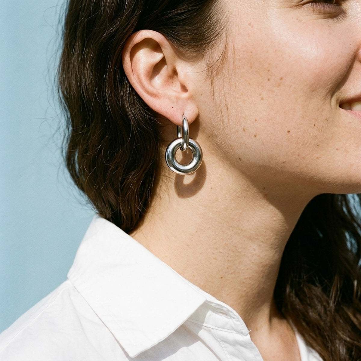 Nina – Doppelte Creolen Damen