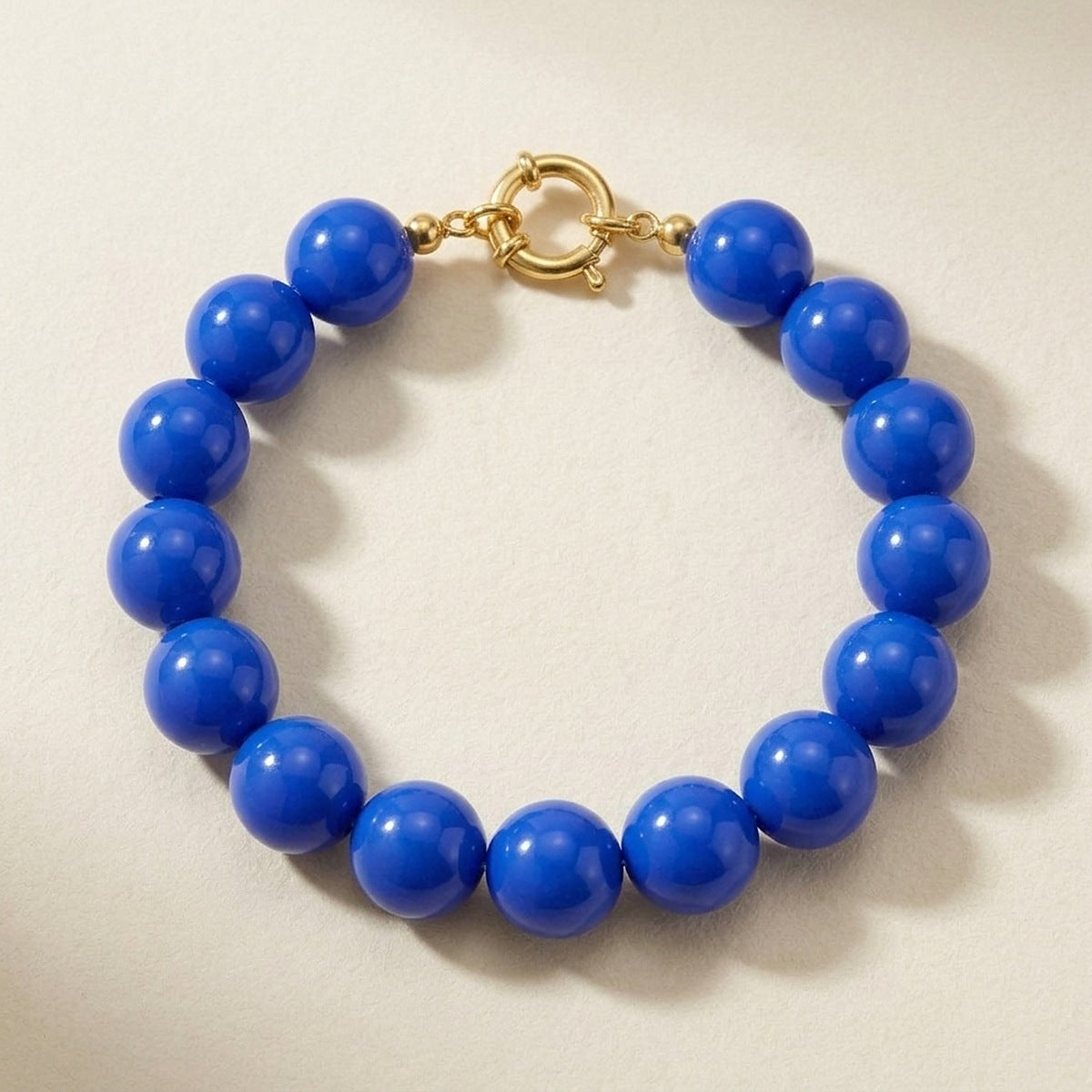 Lundholm Helsinki kralen blauw – vooraanzicht