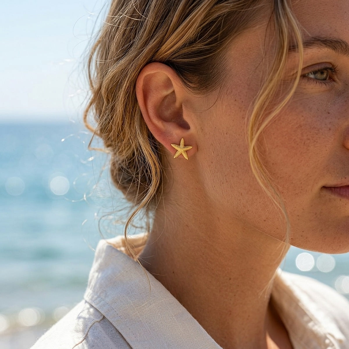 Lundholm Lina goud – op model