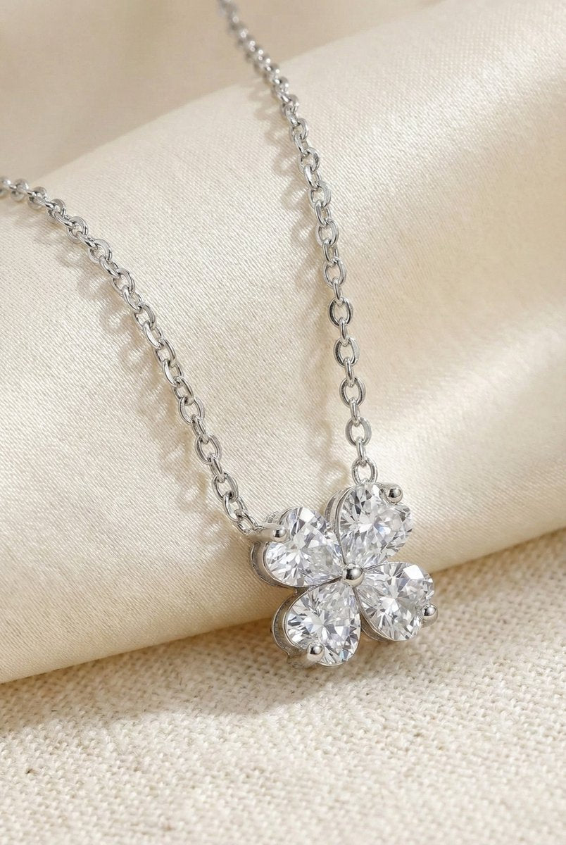 Lukk – Ketting met Klavertjevier en Zirkonia Dames