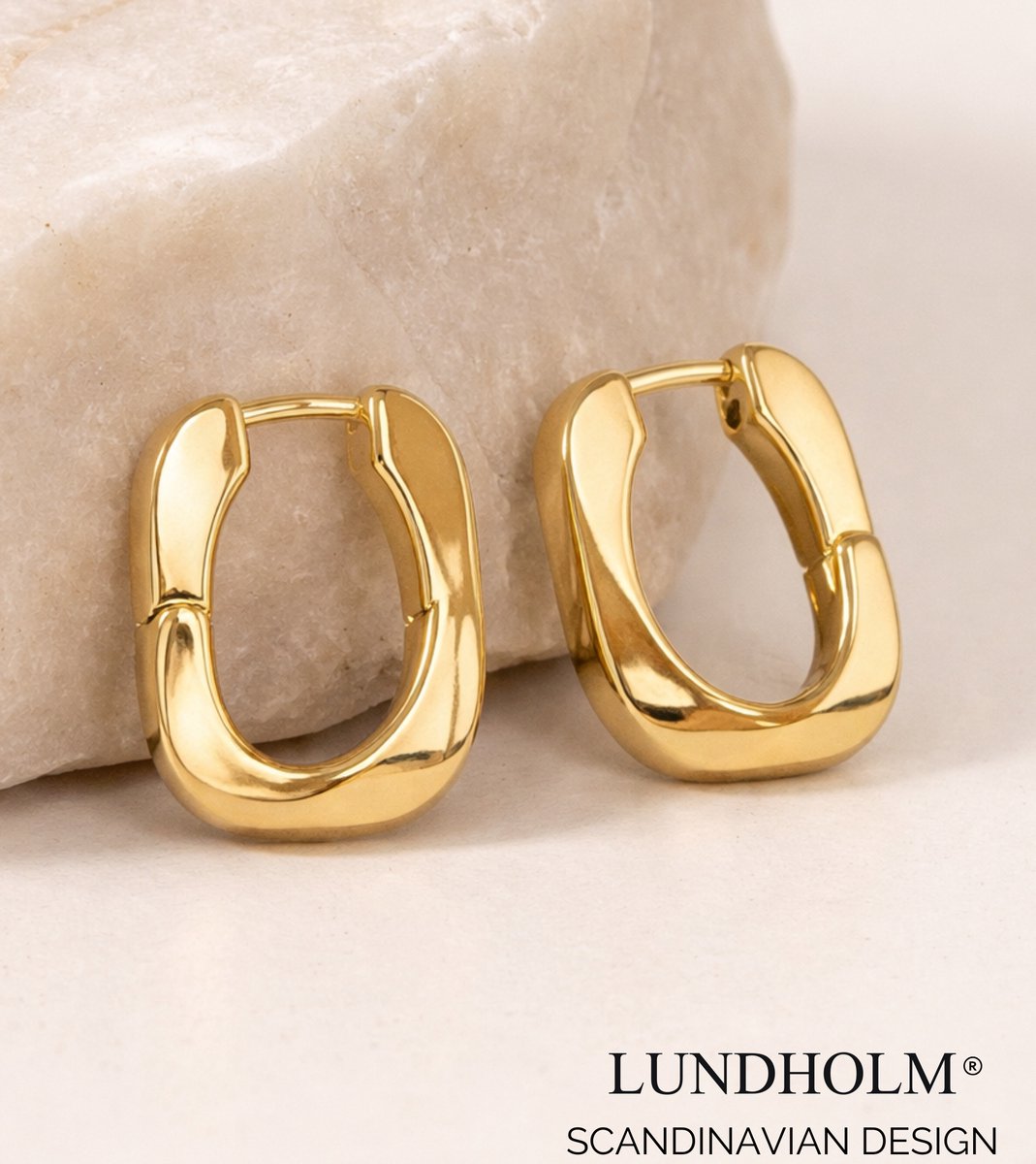 Lundholm Luxe Oorbellen Dames – Premium Stainless Steel Kopenhagen Serie