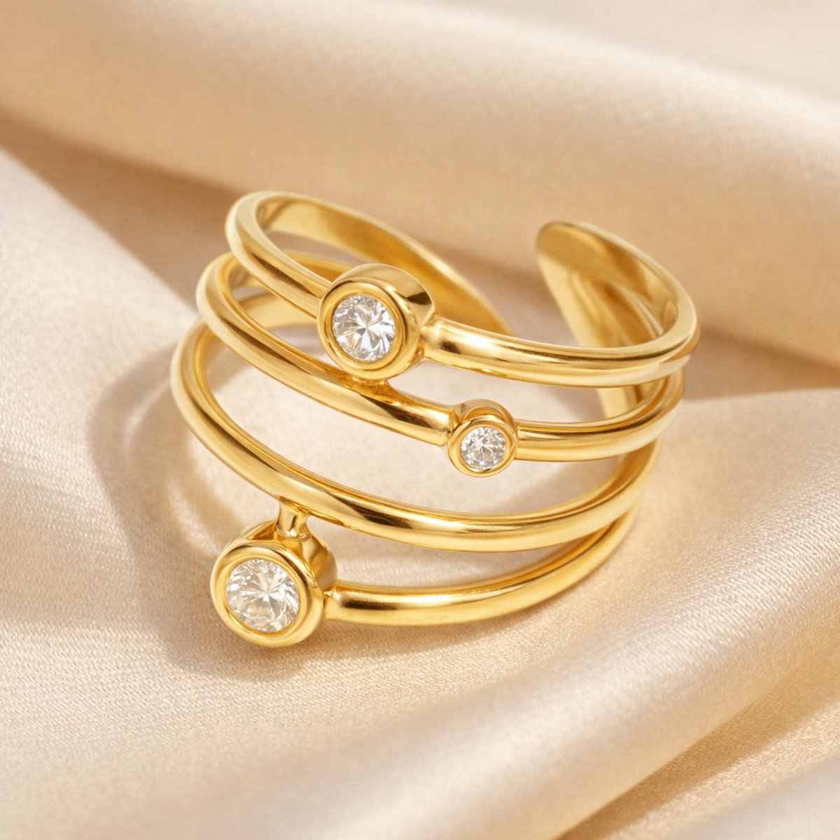 Alexia - Ring - Stainless Steel - Verstelbaar