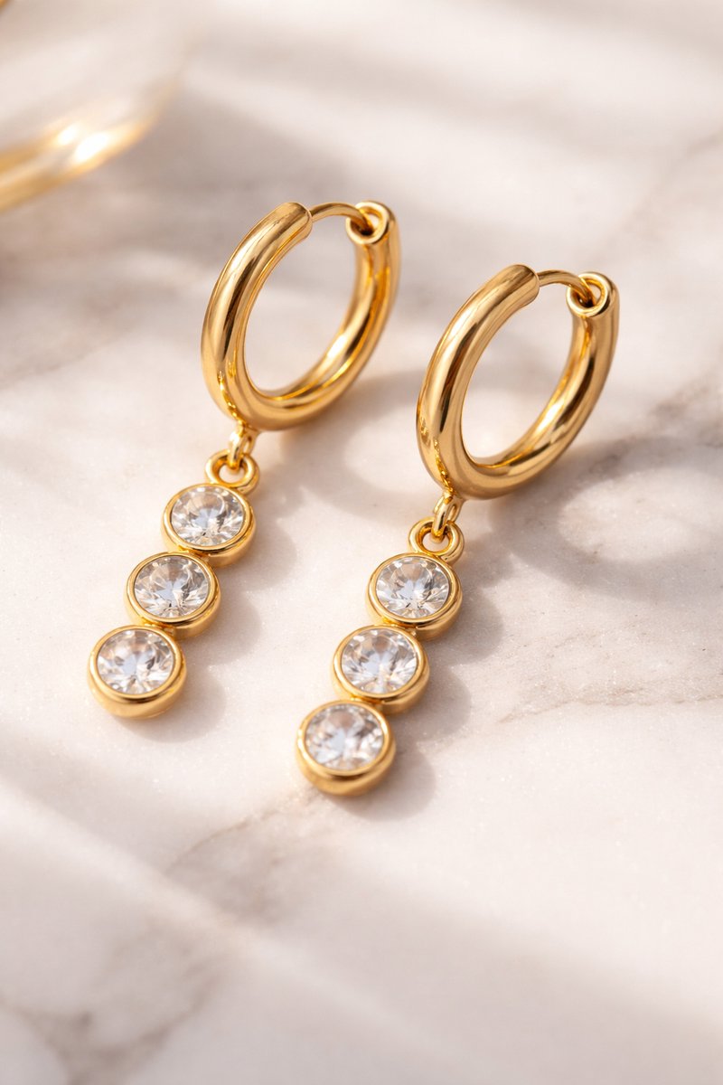 Sam - Oorbellen - Stainless Steel