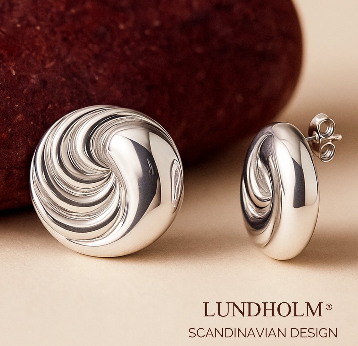 Noray - Oorbellen - Stainless Steel