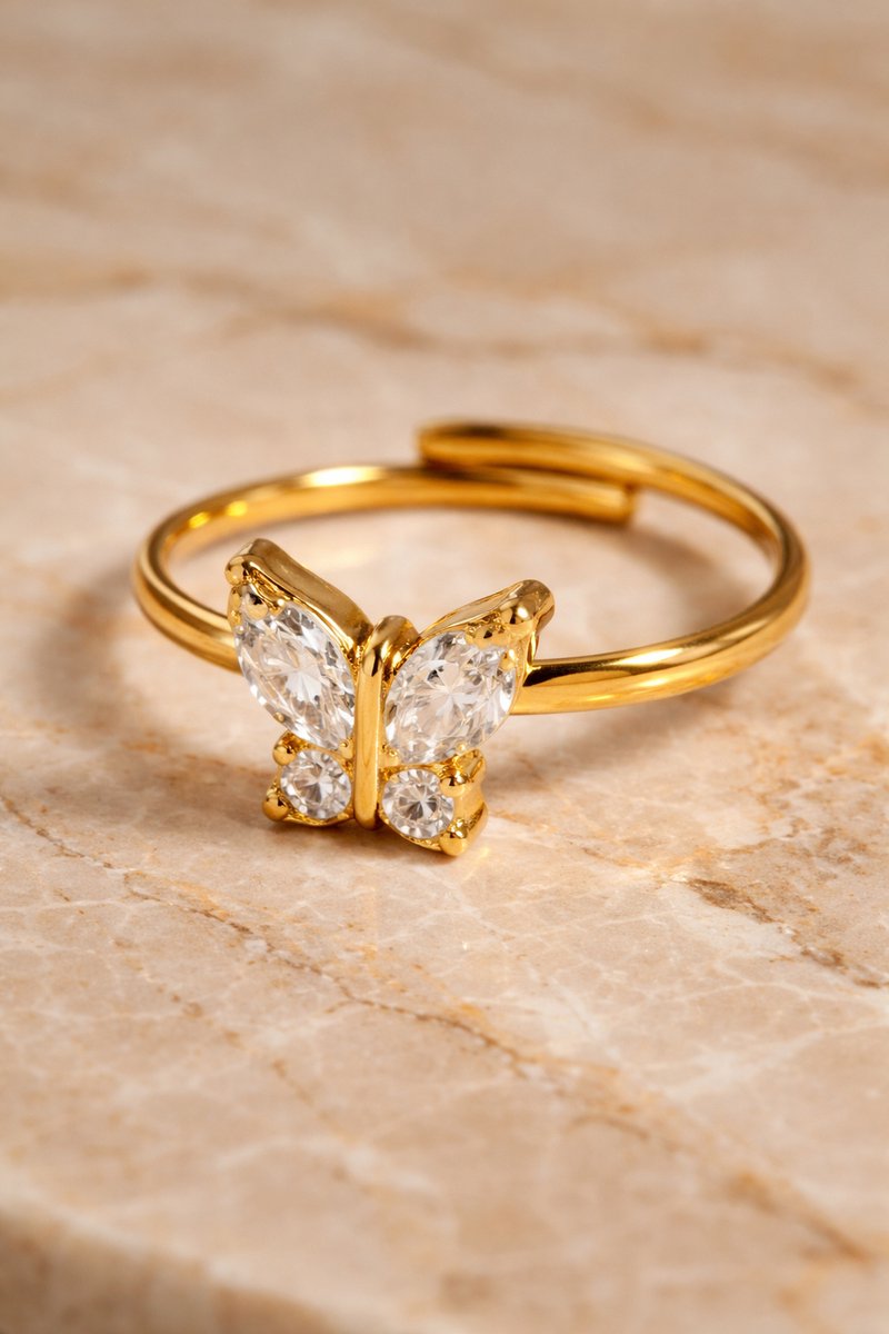 Fina - Ring - Stainless Steel - Verstelbaar