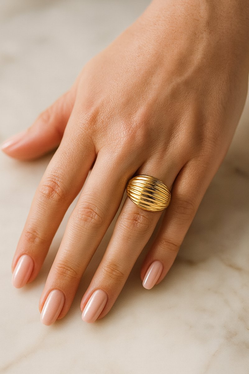 Linde - Ring - Stainless Steel - Verstelbaar