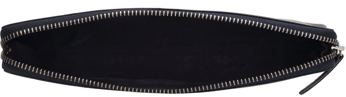 Lundholm leren etui pennenetui leer donkerblauw - pennenzak volwassenen deluxe - cadeau voor vrouw - vrouwen cadeautjes | Scandinavisch design - Lundholm Arvika serie etuis