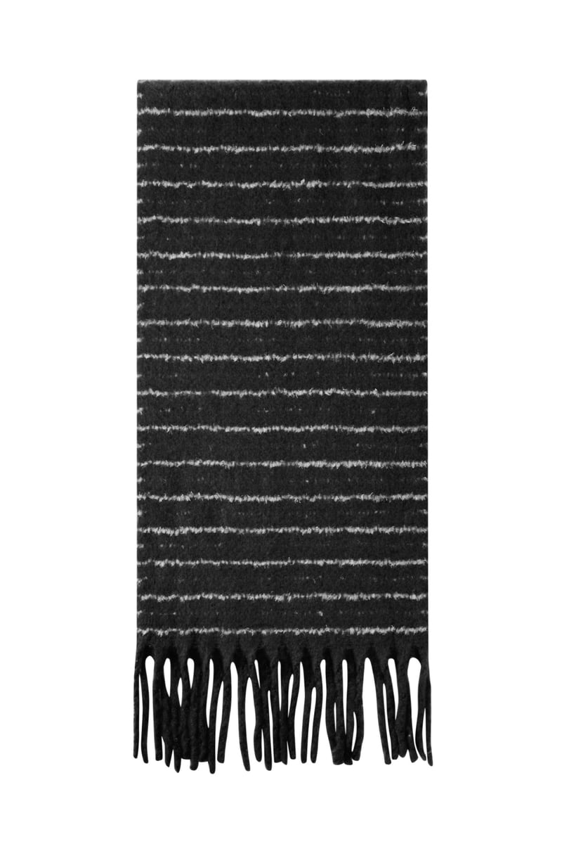 Winter Stripe Sjaal – Grote Wintersjaal met Streeppatroon (180 × 50 cm) | Zacht & Warm