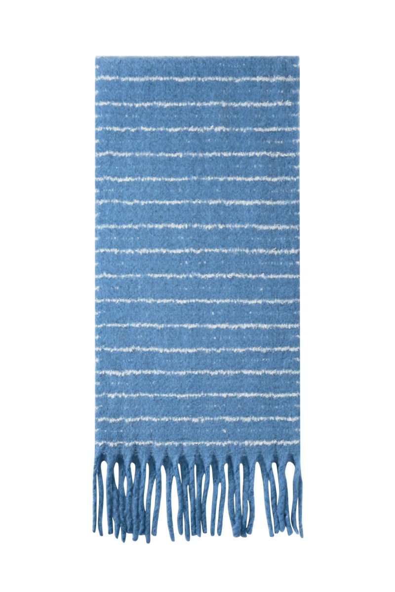 Winter Stripe Sjaal – Grote Wintersjaal met Streeppatroon (180 × 50 cm) | Zacht & Warm