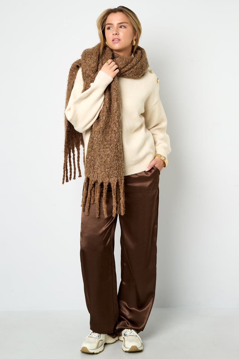 Winter scarves Solid Color Casual Polyester Daily