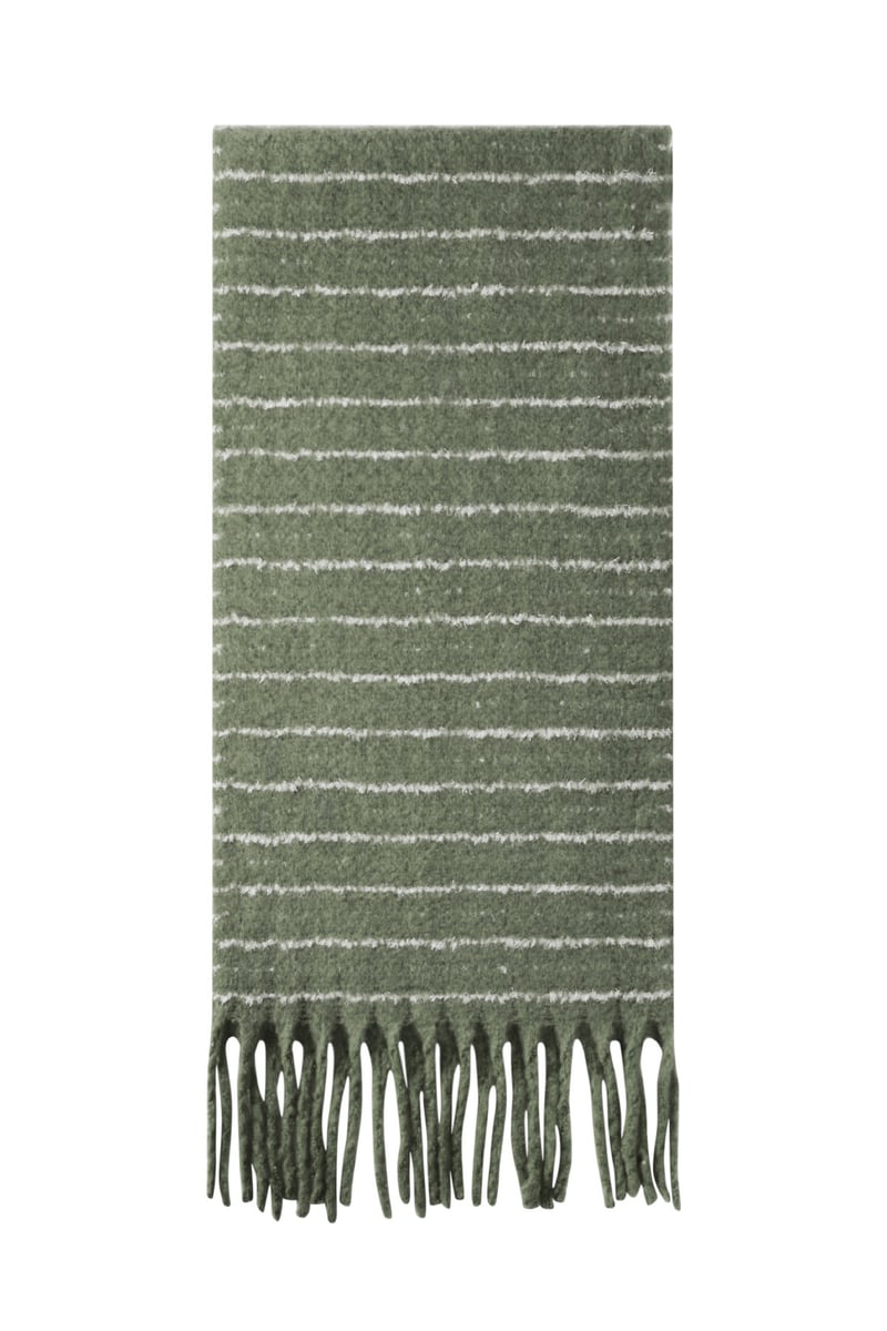 Winter Stripe Sjaal – Grote Wintersjaal met Streeppatroon (180 × 50 cm) | Zacht & Warm