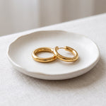 Lundholm Amber klassieke oorringen