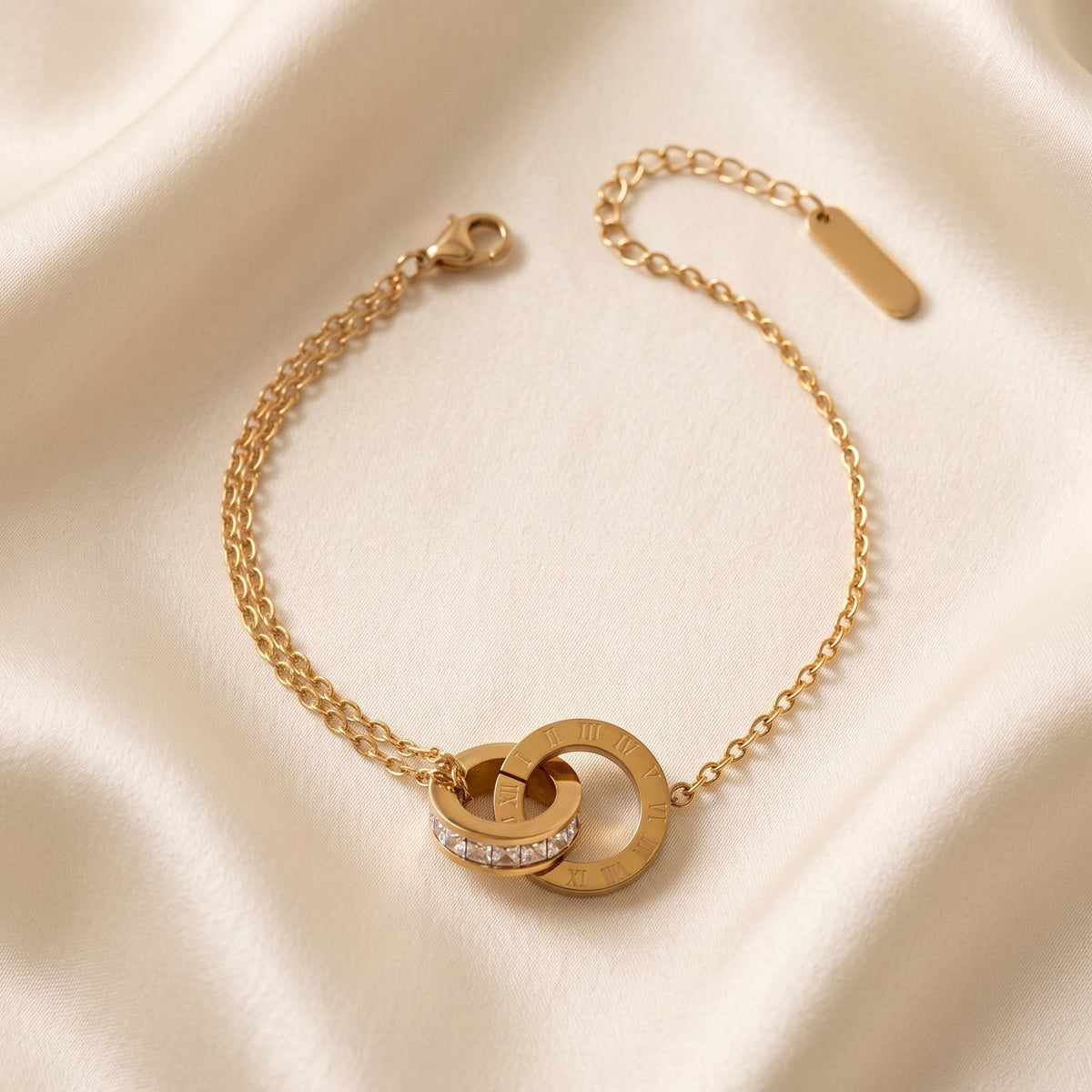 Lundholm Audrey armband met Romeinse cijfers