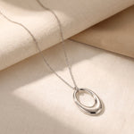 Lundholm Ava ketting zilver – 85 + 5 cm, waterproof en hypoallergeen