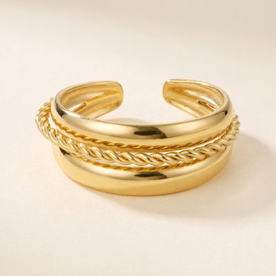 Billie – Ring mit Gedrehtem Mittelband
