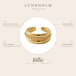 Lundholm Billie ring detail