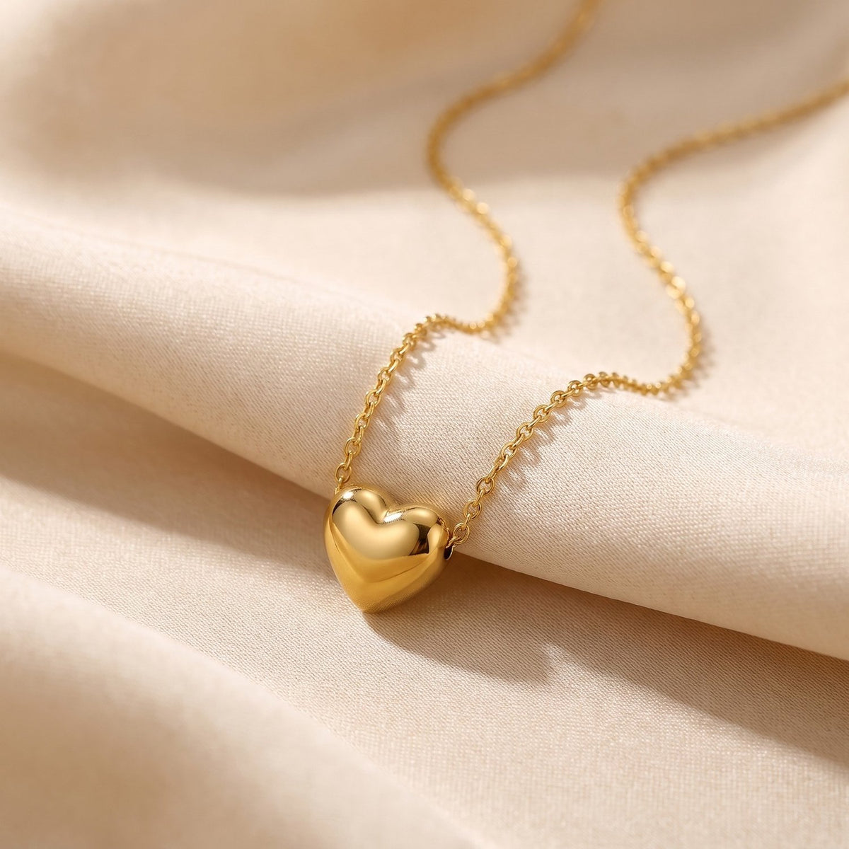 Lundholm Cherie gouden hartjes ketting