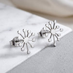 Lundholm Claudia zilveren dandelion oorbellen – 1,2 cm