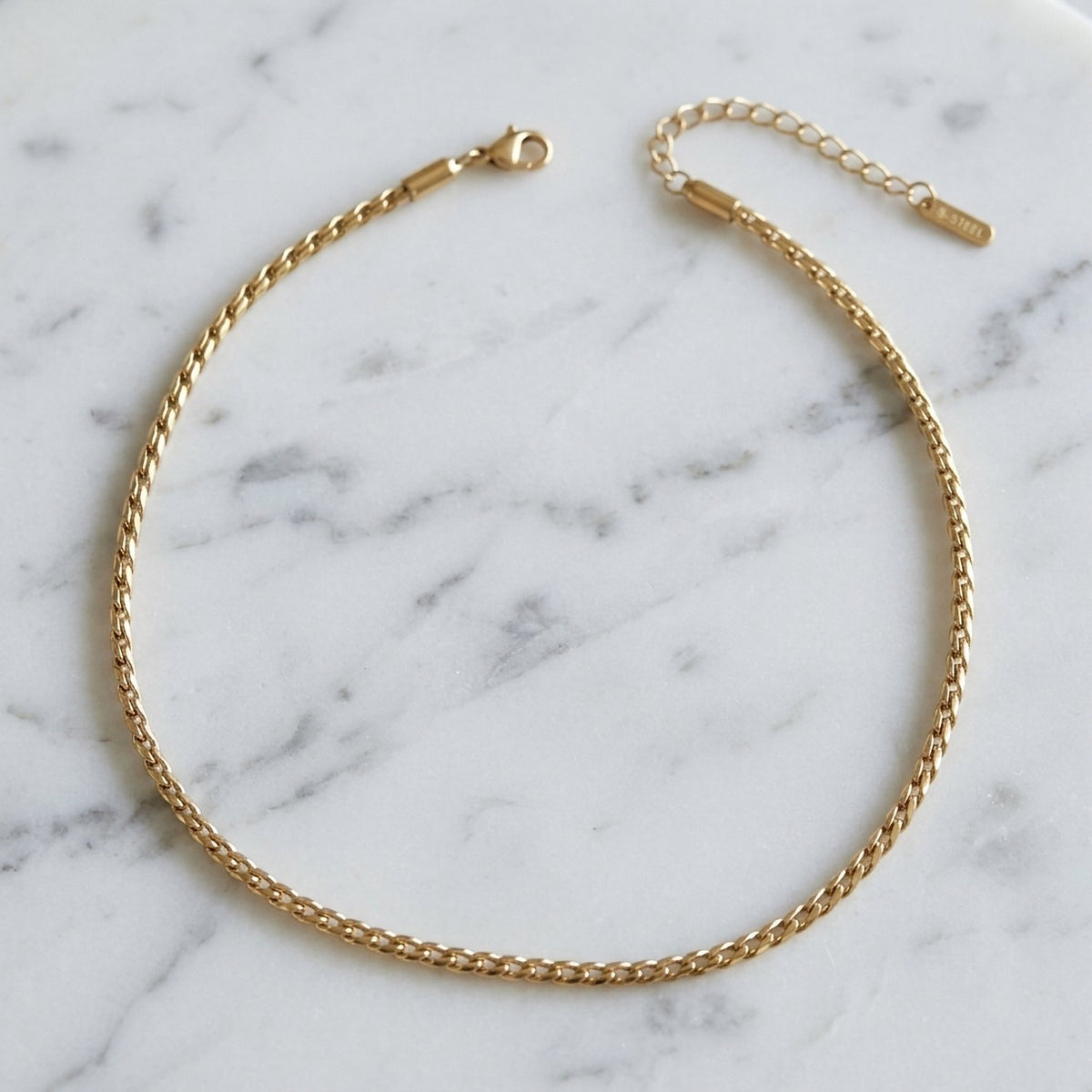 Lundholm Darcy gouden schakelketting 3 mm