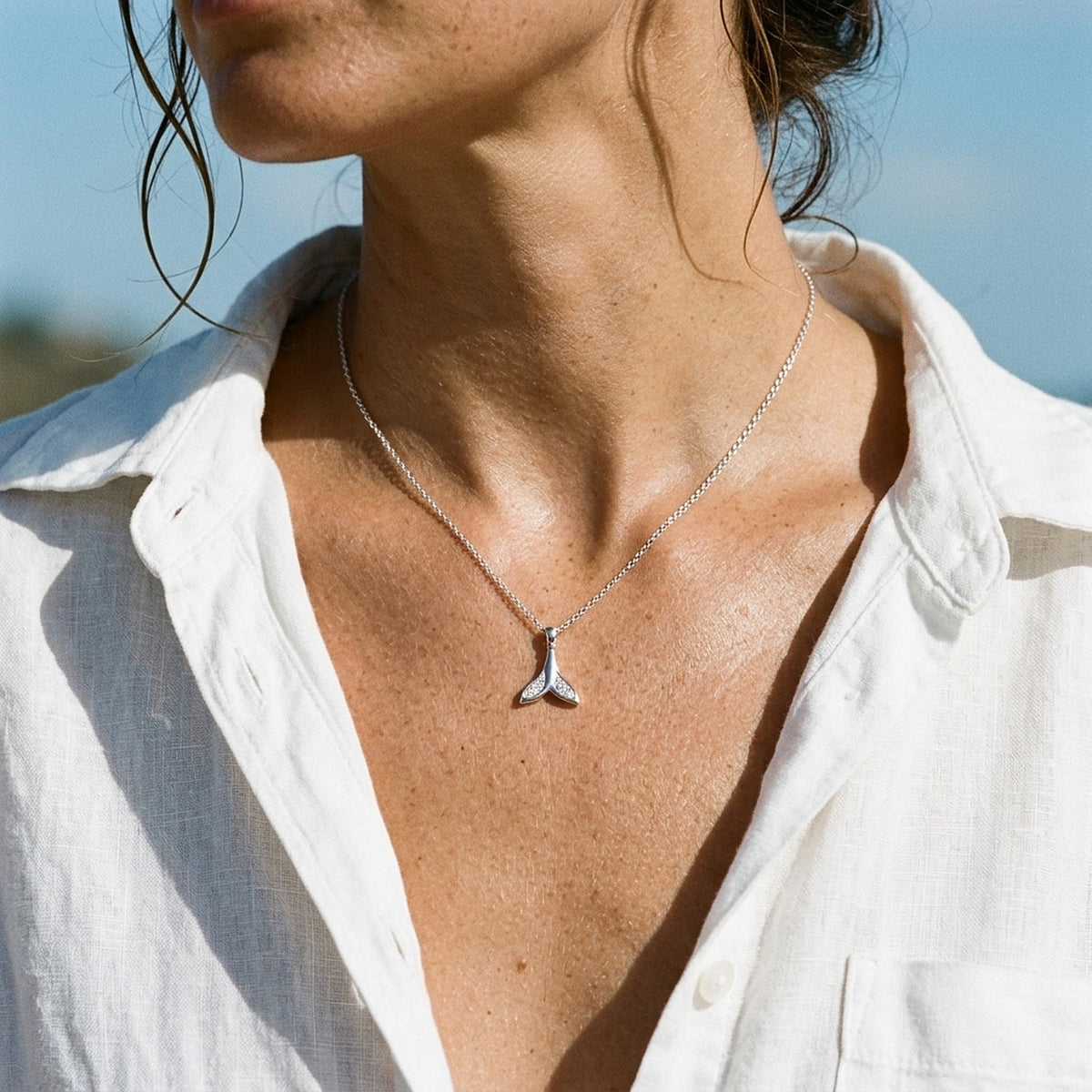 Ebba – Ketting met Hanger Dames – Zilverkleurig