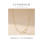 Lundholm Eden ketting 90 cm + 7 cm verlengketting