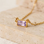 Lundholm Embla ketting februari goudkleurig