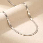 Lundholm Evelyn ketting 5 mm zilverkleurig