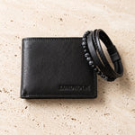 Lundholm zwarte leren billfold met RFID