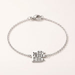 Lundholm Hailey armband met grachtenpand bedel zilver