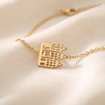 Lundholm Hailey armband goud detail grachtenpand bedeltje