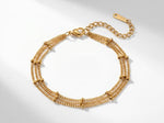 Lundholm Ivy schakelarmband met bolletjes goud