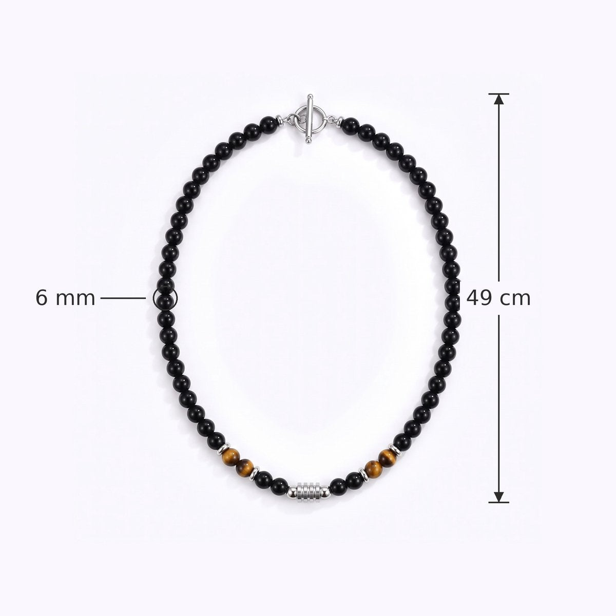 Lundholm Leif ketting met stalen sluiting