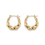 Lundholm Lexi gouden twisted hoops