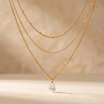 Lundholm Lucille zirkonia hanger detail