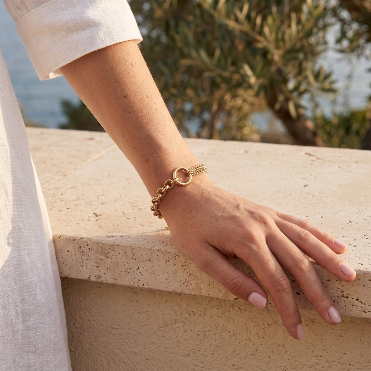 Lundholm Madeleine armband gedragen