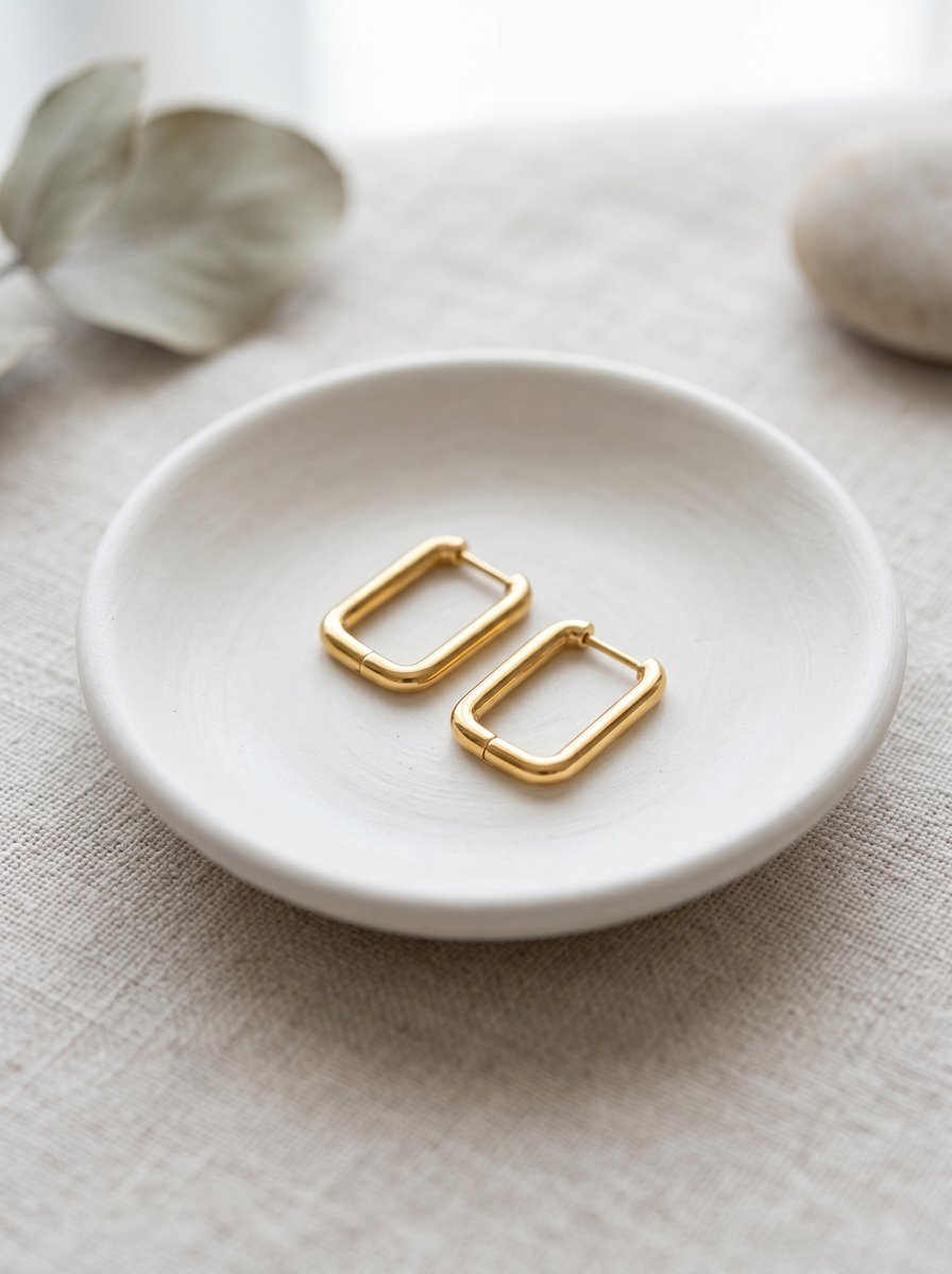 Lundholm Madison oorringen goud – waterproof en hypoallergeen