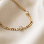 Lundholm Malva armband detail zirkonia