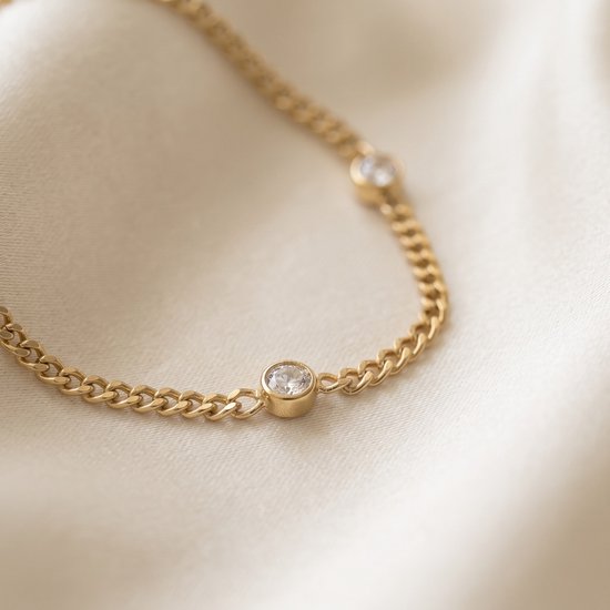 Lundholm Malva armband detail zirkonia