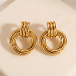 Lundholm Maren oorbellen goud waterproof hypoallergeen