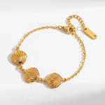 Lundholm Maris armband met drie schelpjes